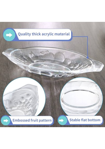 4 Adet Tekne Karavan Için Melamin Kayık Tabak fırsatları