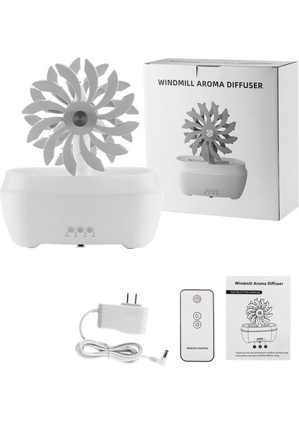 Fırıldak Tasarımlı Ultrasonik Hava Nemlendirici – Aromaterapi Yağ Difüzörü, Sessiz Sisleyici, Ev ve Ofis Kullanımı Için fiyatları