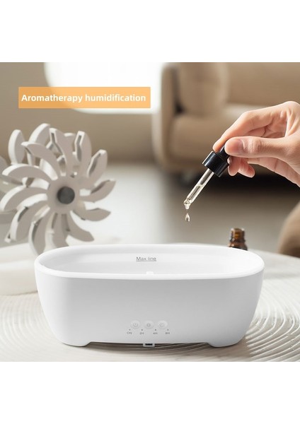 Fırıldak Tasarımlı Ultrasonik Hava Nemlendirici – Aromaterapi Yağ Difüzörü, Sessiz Sisleyici, Ev ve Ofis Kullanımı Için fırsatları