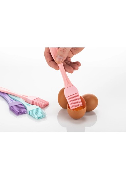 Silikon Küçük Yumurta Fırçası Renkli