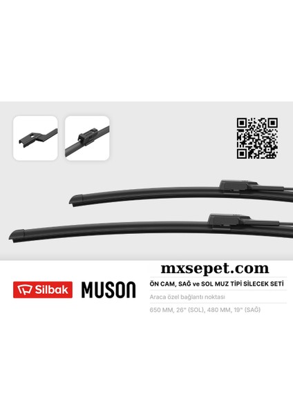 Togg T10X Ön Silecek Takımı MX029