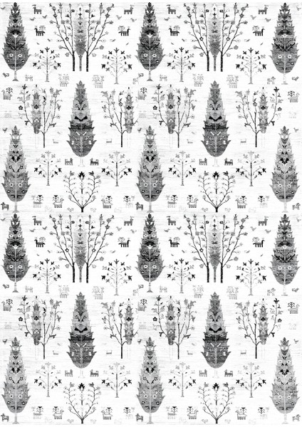 Pamuk Dokuma Taban Kaymaz Yıkanabilir Modern Desenli Mutfak Için Mutfak Halısı