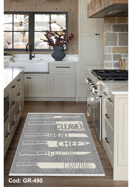 Pamuk Dokuma Taban Kaymaz Yıkanabilir Modern Desenli Mutfak Için Mutfak Halısı fiyatları