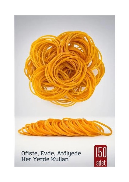 Bfs Ambalaj Lastiği - Paket Lastiği - Para Lastiği 64MM 150 Adet