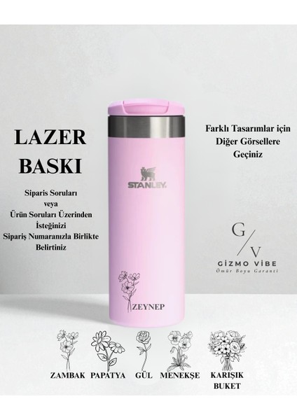 Kişiselleştirilebilir The Aerolight Transit Mug 0.47 Lt / 16 Oz Pembe