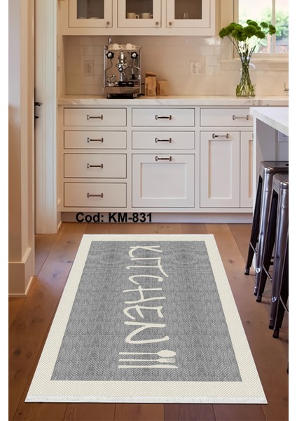 Pamuk Dokuma Taban Kaymaz Yıkanabilir Modern Desenli Mutfak Için Mutfak Halısı fiyatları