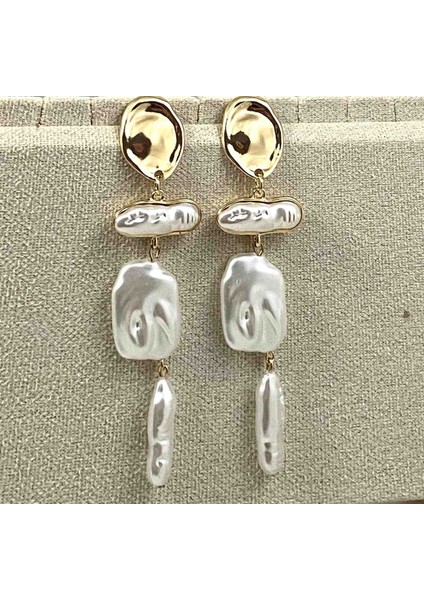 Sallantılı Inci Küpe