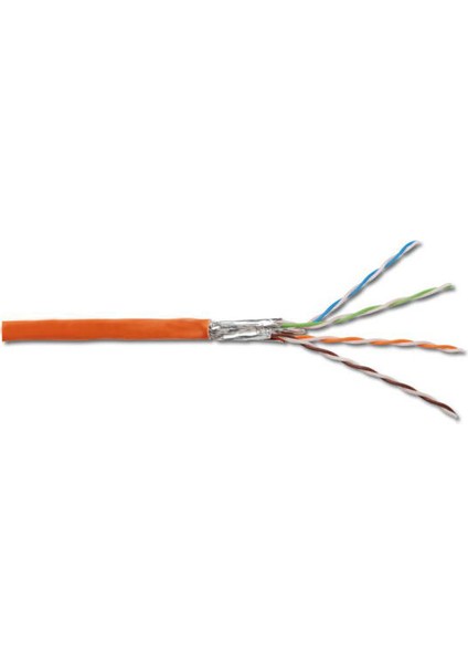 Cat7 100 Metre S/ftp Iç Mekan Data Kablosu Turuncu fiyatları
