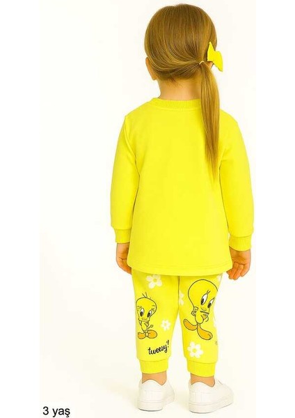 Sarı Tweety 1-3 Yaş Çocuk Alt Üst Takım modelleri