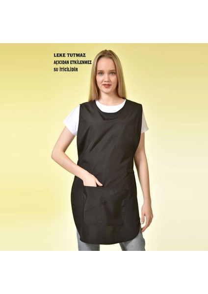 Kuaför ve Berber Önlük Çift Taraflı Jile Yelek Önlük Leke Tutmaz