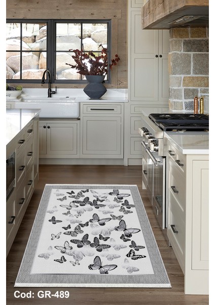 Pamuk Dokuma Taban Kaymaz Yıkanabilir Modern Desenli Mutfak Için Mutfak Halısı fiyatları