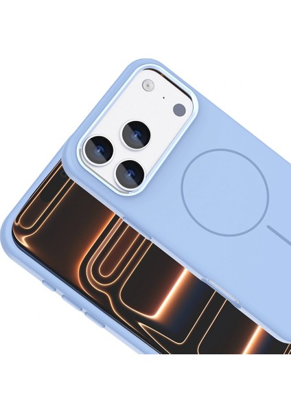 Apple iPhone 17 Pro Kılıf M-Safe Şarj Özellikli Metal Kamera Çerçeveli Redclick Edi Silikon Kapak modelleri