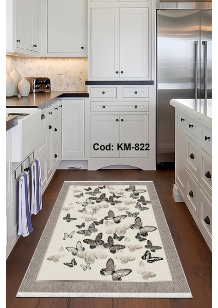 Pamuk Dokuma Taban Kaymaz Yıkanabilir Modern Desenli Mutfak Için Mutfak Halısı fiyatları