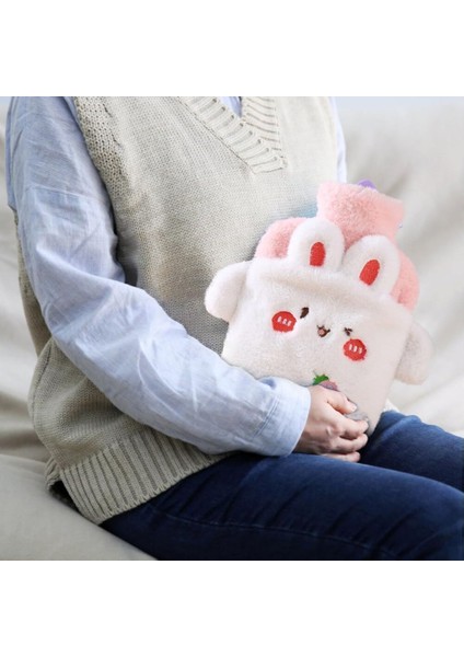 Sevimli Tavşan Figürlü Sıcak Su Torbası – Peluş Eldivenli, 500 ml indirimleri