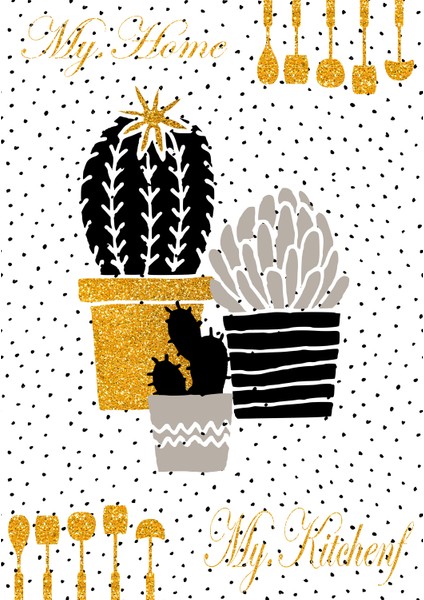 Pamuk Dokuma Taban Kaymaz Yıkanabilir Modern Desenli Mutfak Için Mutfak Halısı