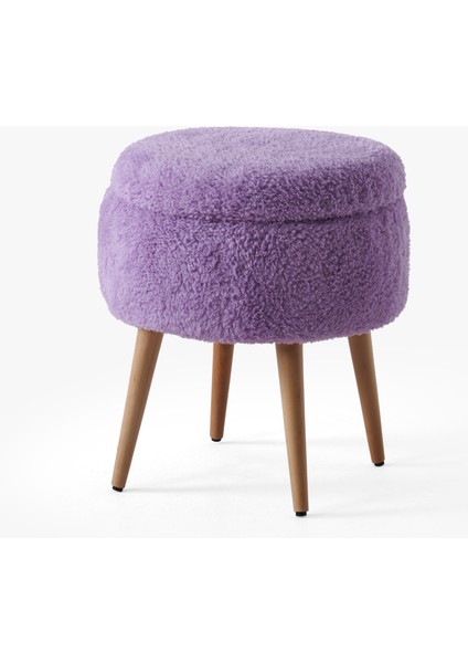Teddy Bench ve Puff Seti Mor modelleri