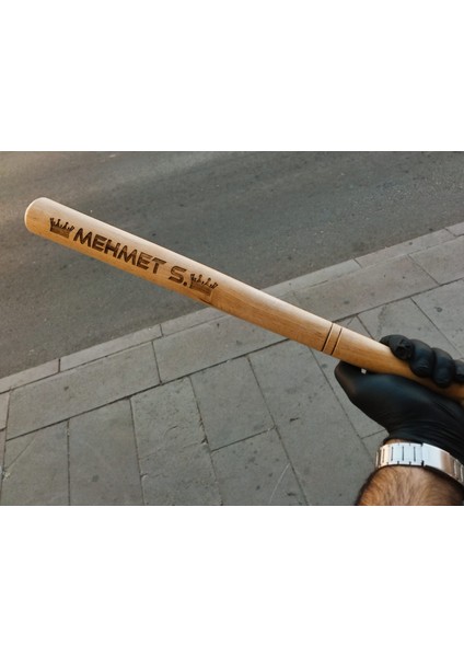 Beyzbol Sopası Isime Özel Kişiye Özel Gürgen Ağaç Kırılmaz modelleri