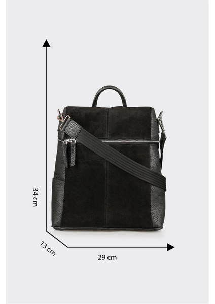 Siyah Kadın Sırt Çantası
