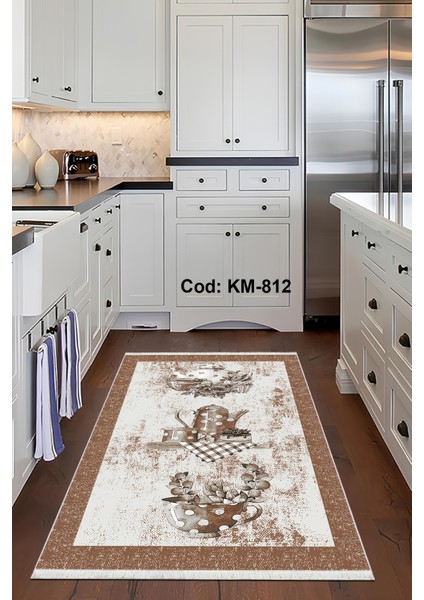Pamuk Dokuma Taban Kaymaz Yıkanabilir Modern Desenli Mutfak Için Mutfak Halısı fiyatları