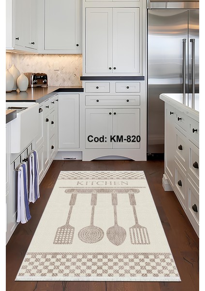 Pamuk Dokuma Taban Kaymaz Yıkanabilir Modern Desenli Mutfak Için Mutfak Halısı fiyatları