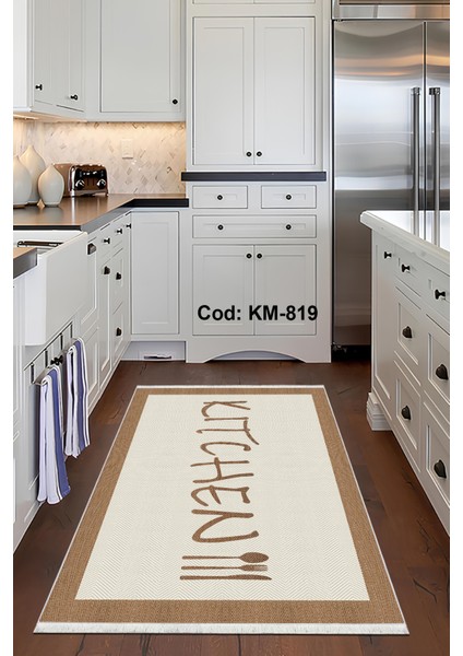 Pamuk Dokuma Taban Kaymaz Yıkanabilir Modern Desenli Mutfak Için Mutfak Halısı fiyatları