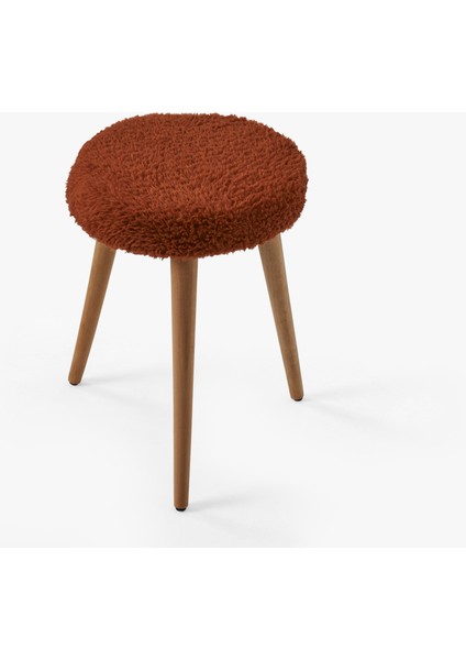 Teddy Bench ve Puff Seti Kiremit Renk