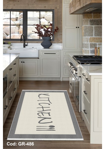 Pamuk Dokuma Taban Kaymaz Yıkanabilir Modern Desenli Mutfak Için Mutfak Halısı fiyatları