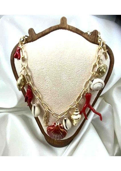 Zra Kırmızı Deniz Yıldızı Kolye