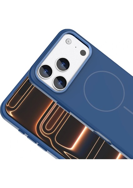 Apple iPhone 17 Pro Kılıf M-Safe Şarj Özellikli Metal Kamera Çerçeveli Redclick Edi Silikon Kapak modelleri