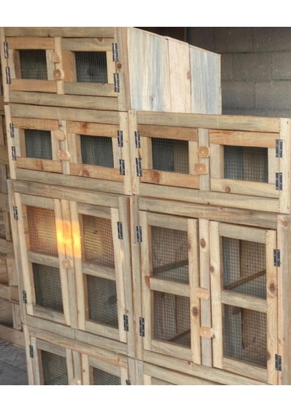 2 Bölmeli Tel Kapaklı Doğal Ahşap Organizer – El Işçiliğiyle Üretilmiş - Rustik Güvercin Kafesi modelleri