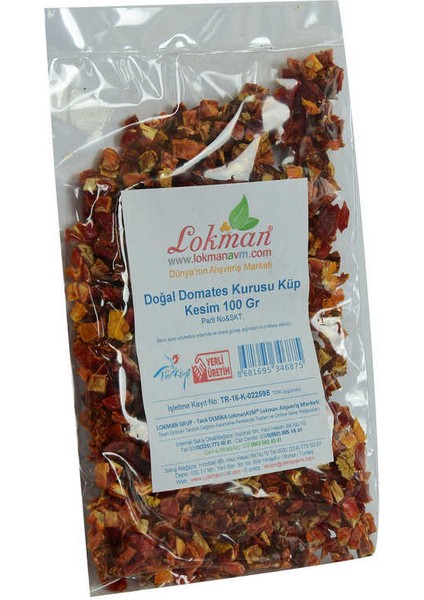 Domates Kurusu Küp Kesim 100 gr Paket fiyatları