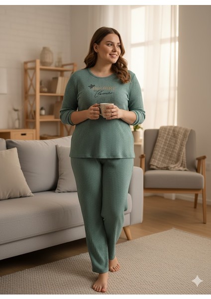 Kadın Yeşil Inspire Pijama Takımı