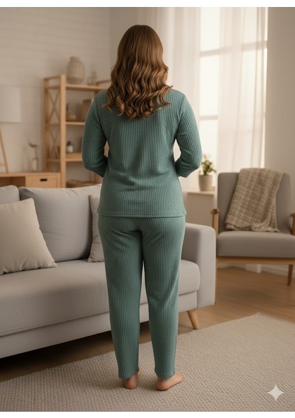 Kadın Yeşil Inspire Pijama Takımı modelleri