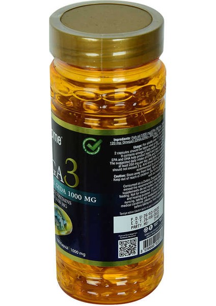 Shiffa Home Omega3 Yumuşak 1000 Mg x 100 Kapsül fiyatları