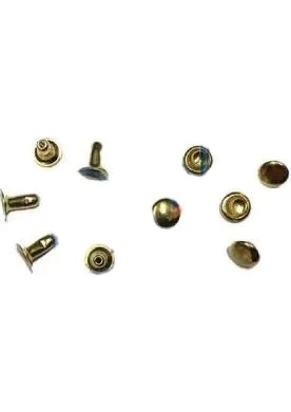 Rivet Perçin - 6mm, Sarı, 1000 Adet