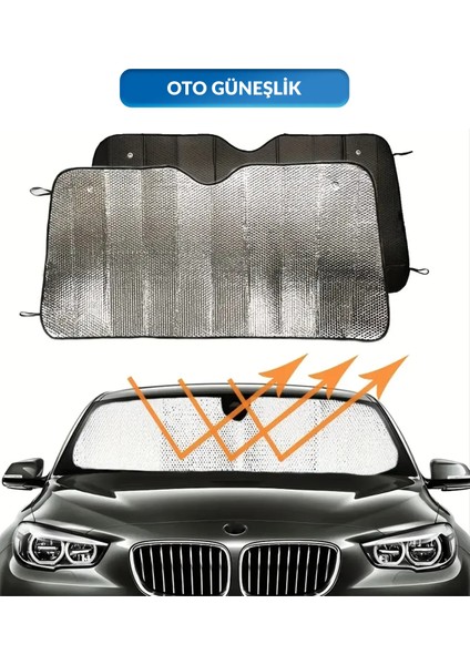 Katlanabilir Ön Cam Güneşlik Isı Önleyici Araç Perdesi Volkswagen Passat Peugeot 3008 Skoda Superb Nissan Qashqai