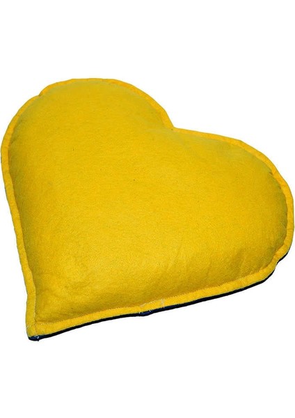 Kalp Desenli Doğal Kaya Tuzu Yastığı Sarı - Lacivert 2-3 kg modelleri
