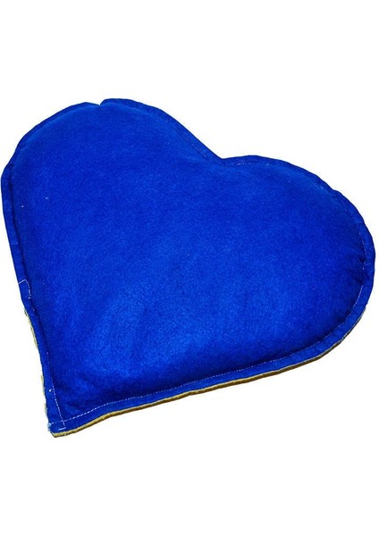 Kalp Desenli Doğal Kaya Tuzu Yastığı Sarı - Lacivert 2-3 kg indirimleri