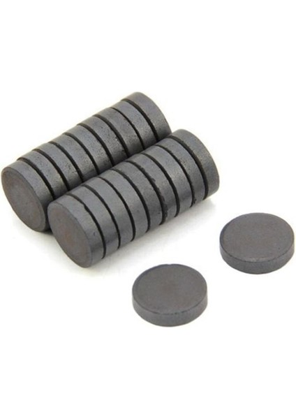 Ferrit Mıknatıs Oxit Magnet Çap 10 mm Kalınlık 3 mm Yuvarlak Kömür 2000 Adet fırsatları