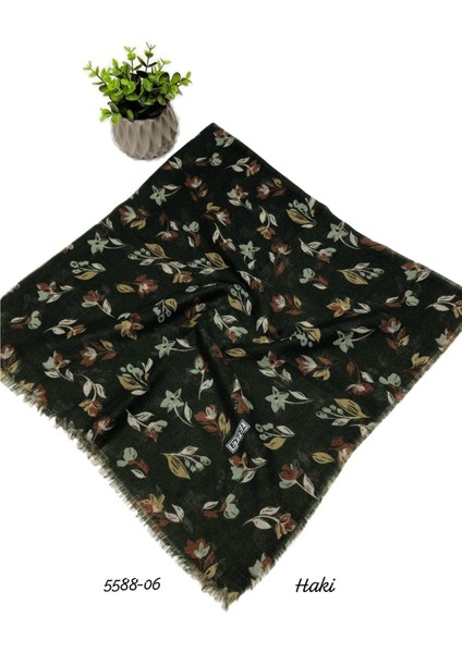 5588 Flamlı Pamuk Eşarp