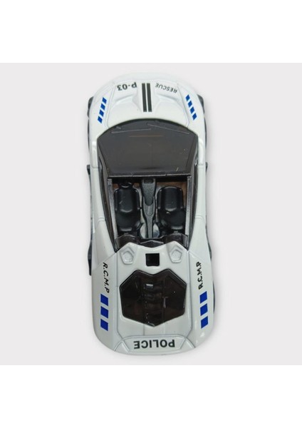 Metal Mini Polis Arabası 8 cm - Polis - 6 fırsatları