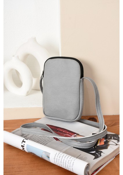 Lüks Günlük Telefonluk Anahtarlık Omuz Çantası Yumuşak Deri