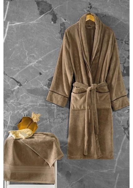 Exclusive Single Bornoz Seti Bej L/xl 8680108069141