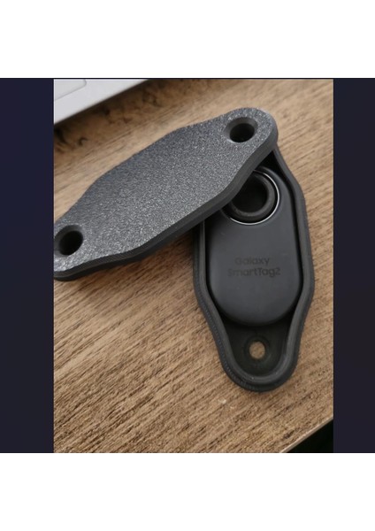 Için Bisiklet Suluk Arkasına Takılan Tutucu Smart Tag 2 Kılıf - Siyah