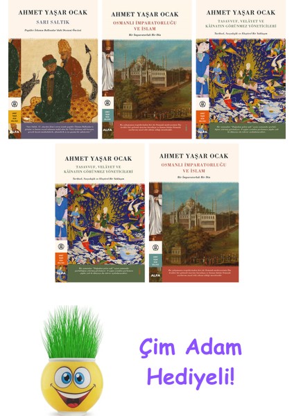 Ahmet Yaşar Ocak 5 Kitap Seti + Çim Adam Hediye
