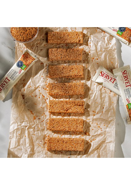 Servet Şeker İlavesiz Susam Krokan Bar 120 gr (6 x 20 gr) indirimleri