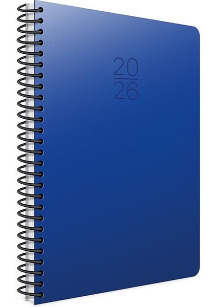 2026 Spiralli Haftalık Ajanda 20X28 cm 422-SEK Lacivert