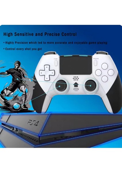 P4 Plus Bluetooth Titreşimli Ps4/ps5 Uyumlu Pc Telefon Joystick Kablosuz Oyun Kolu Siyah modelleri