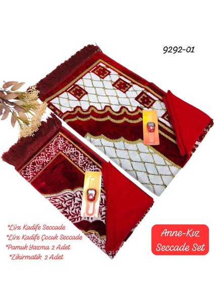 9292 Anne Kız Seccade Set