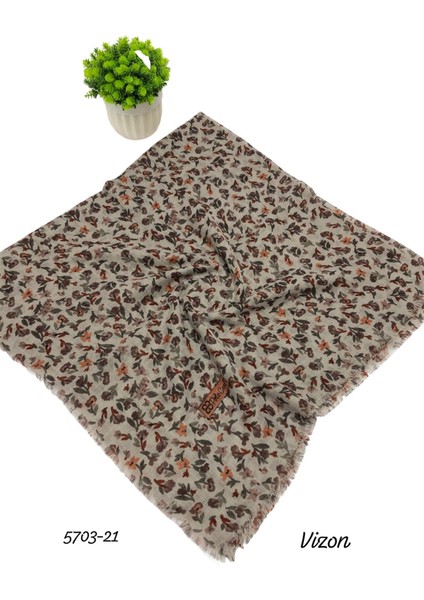 5703 Flamlı Pamuk Eşarp